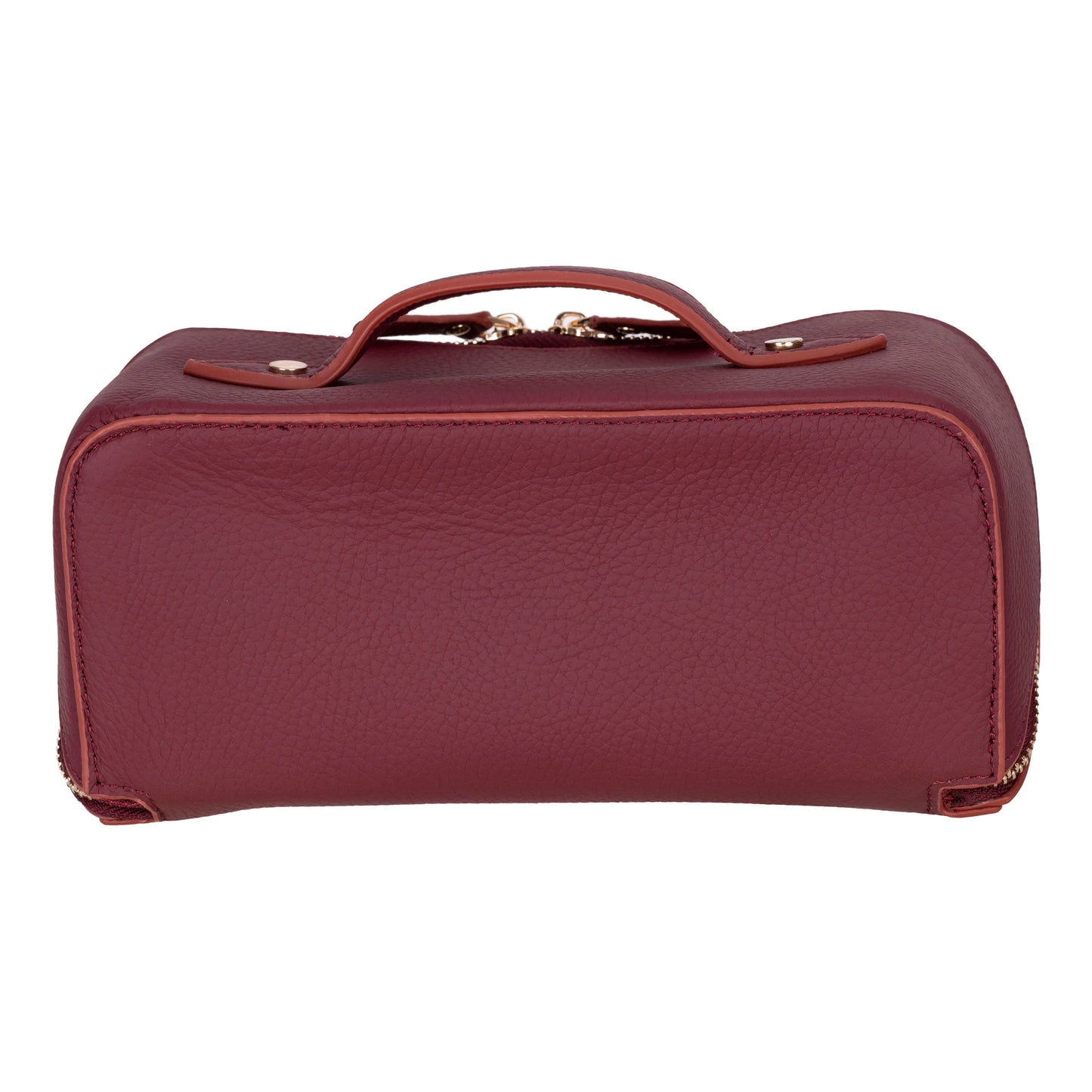 Soluno Leather Makeup Bag