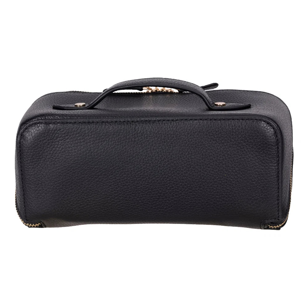 Ella Leather Makeup Bag