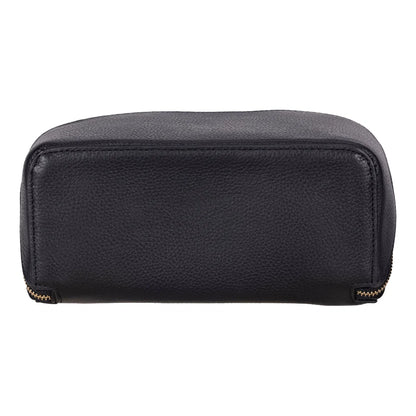 Ella Leather Makeup & Travel Bag