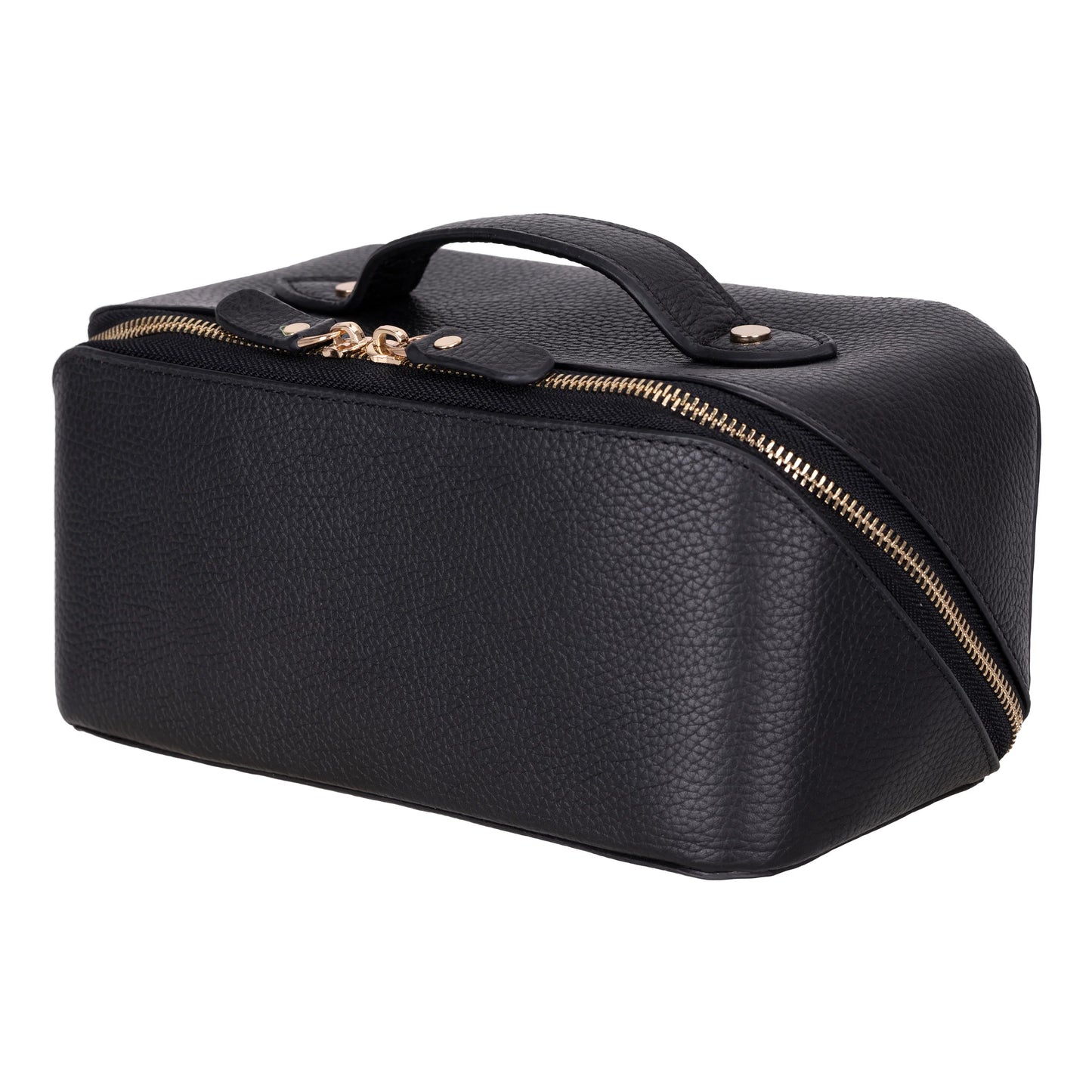 Soluno Leather Makeup Bag