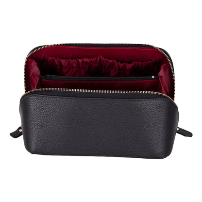 Ella Leather Makeup & Travel Bag