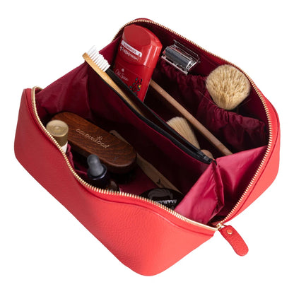 Ella Leather Makeup & Travel Bag