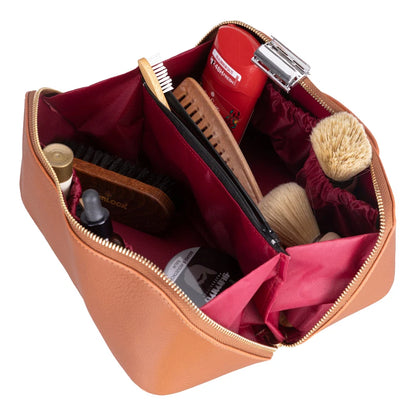 Ella Leather Makeup & Travel Bag
