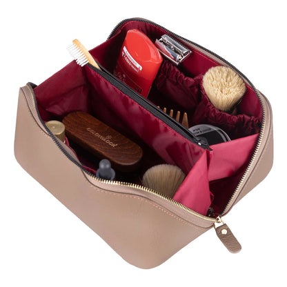 Ella Leather Makeup & Travel Bag