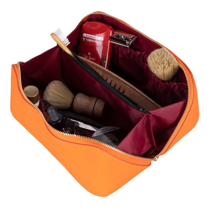 Ella Leather Makeup & Travel Bag