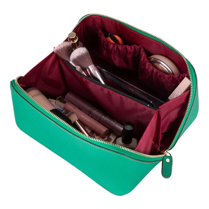 Ella Leather Makeup & Travel Bag