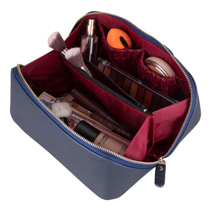 Ella Leather Makeup & Travel Bag
