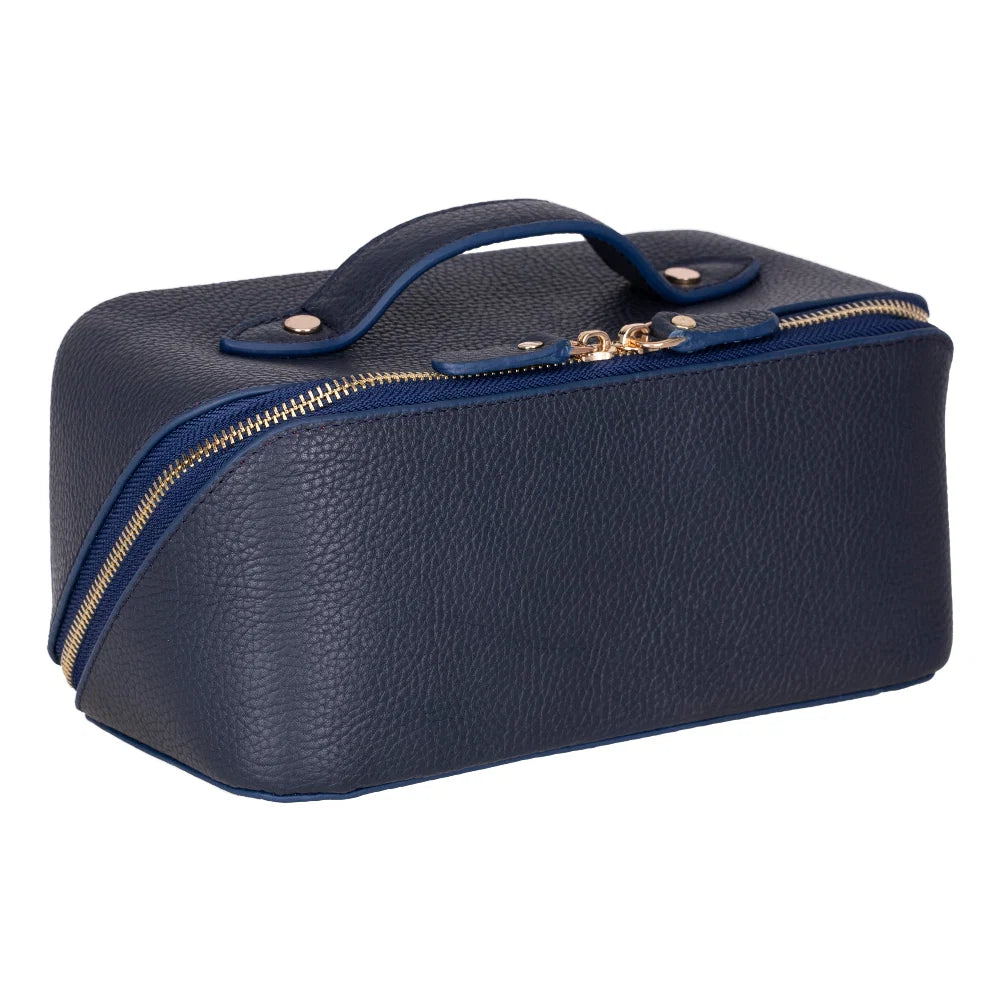 Ella Leather Makeup Bag