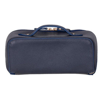 Ella Leather Makeup & Travel Bag