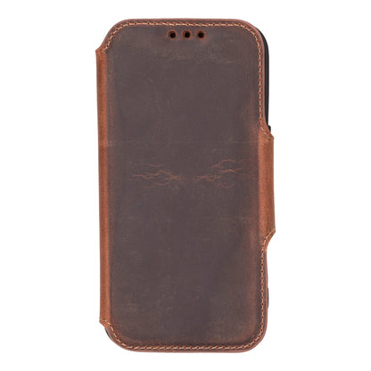 Firenze iPhone 16 Pro Leather Folio Wallet Case