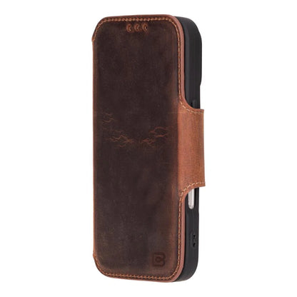 Infinix iPhone 16 Pro Leather Folio Wallet Case