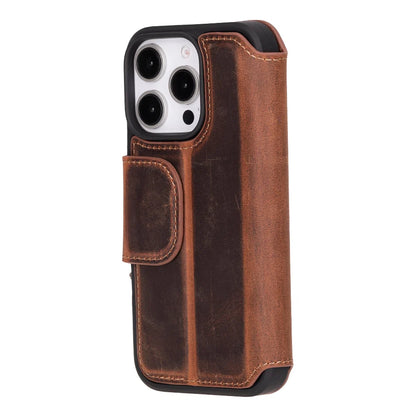 Firenze iPhone 16 Pro Max Leather Folio Wallet Case