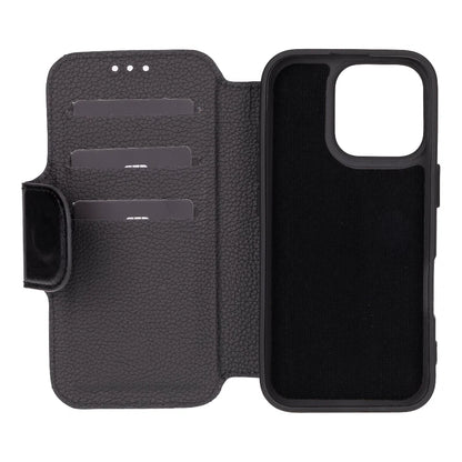 Firenze iPhone 16 Pro Leather Folio Wallet Case