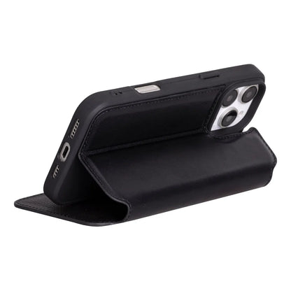 Firenze iPhone 16 Pro Leather Folio Wallet Case