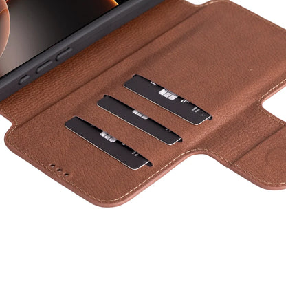 Firenze iPhone 16 Pro Leather Folio Wallet Case