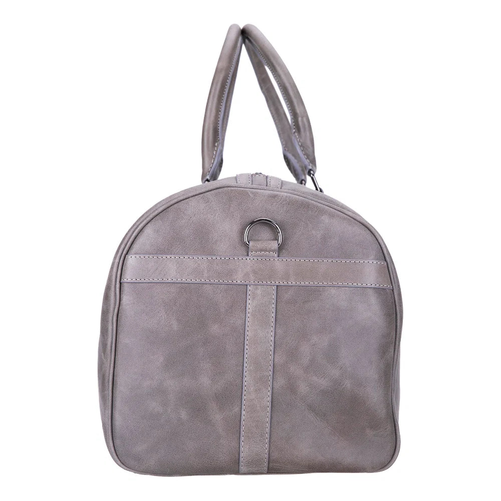 Crestiva Leather Weekend Duffle Bag