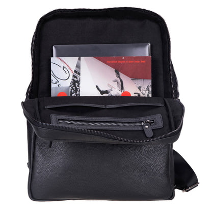 Hidden Castle Leather Laptop Backpack