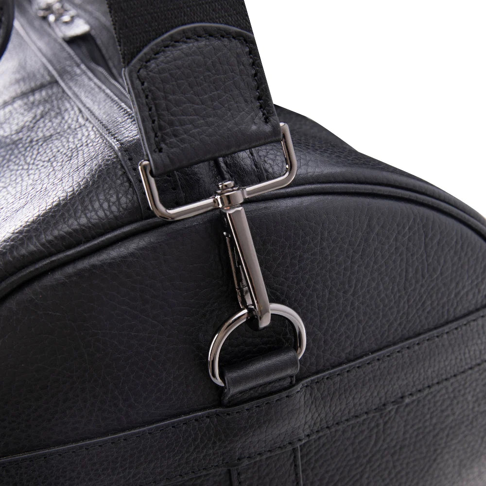 Crestiva Leather Weekend Duffle Bag