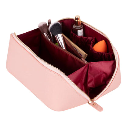 Ella Leather Makeup & Travel Bag