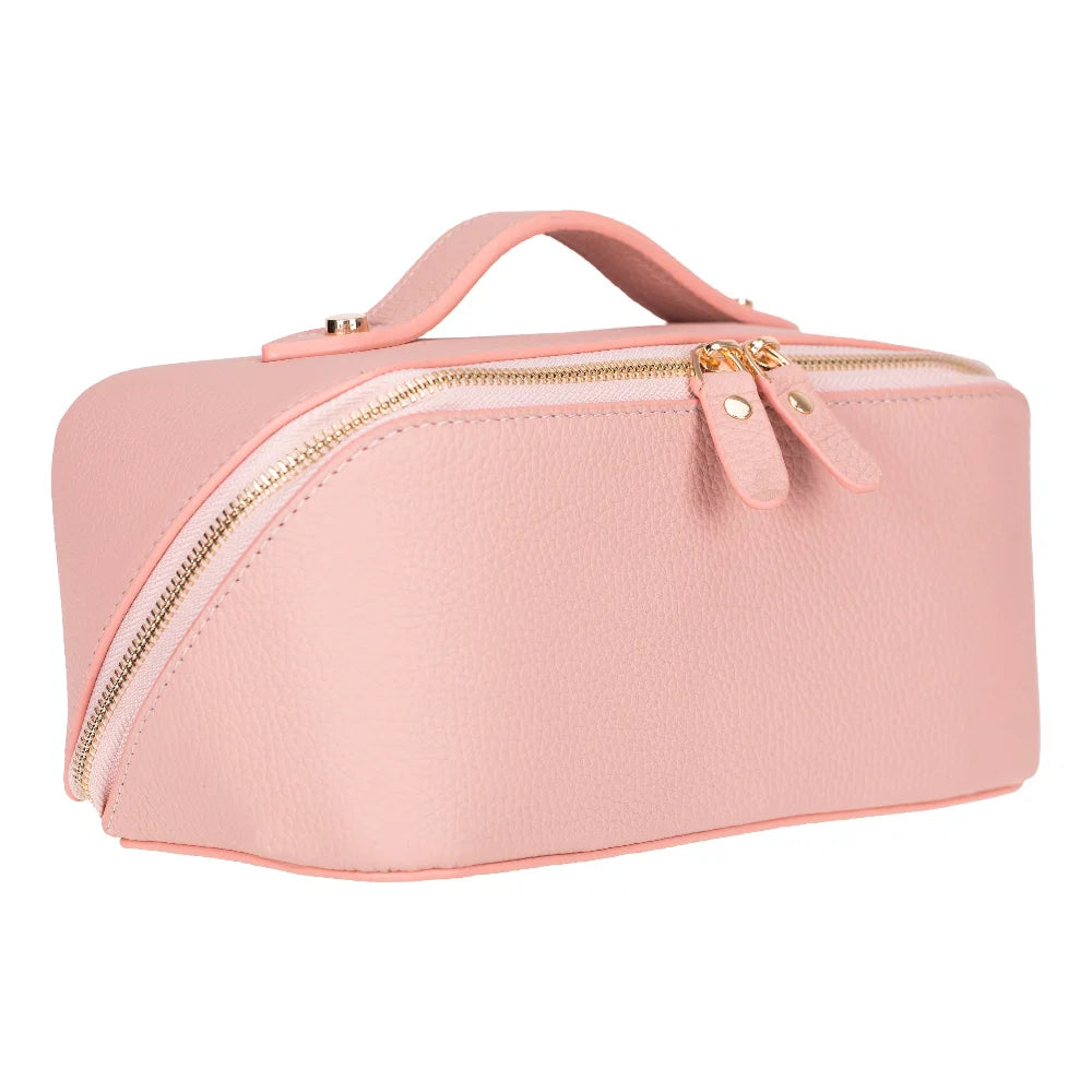 Ella Leather Makeup Bag