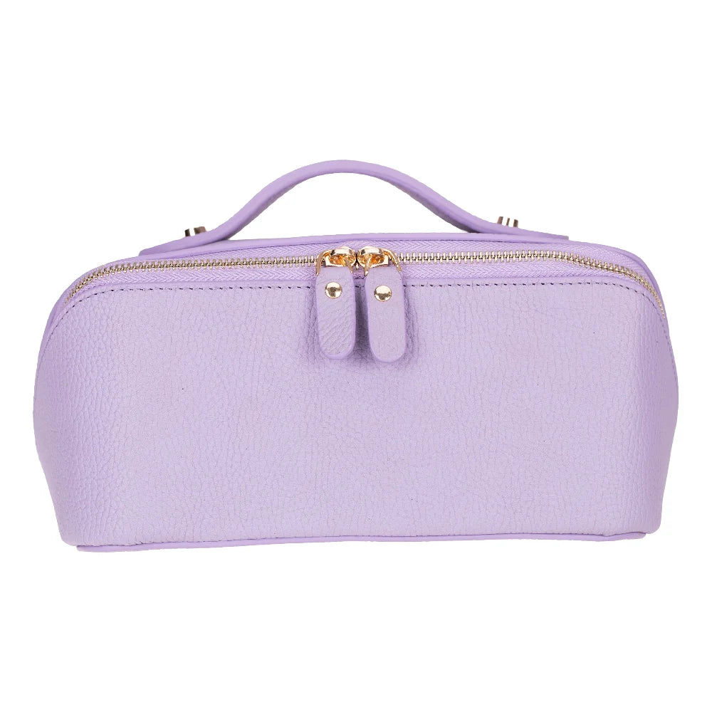Ella Leather Makeup Bag