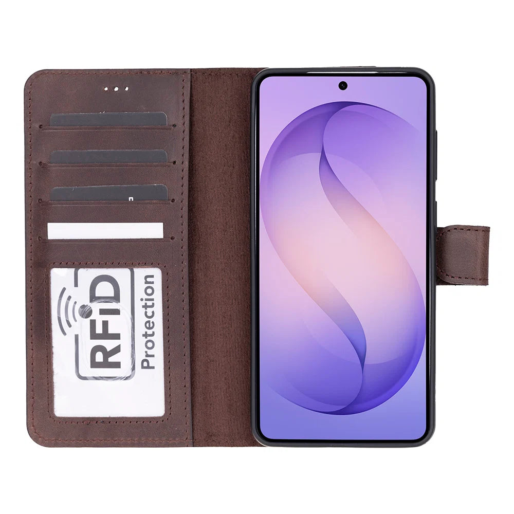 Magic Samsung Galaxy S26 Detachable Leather Wallet Case