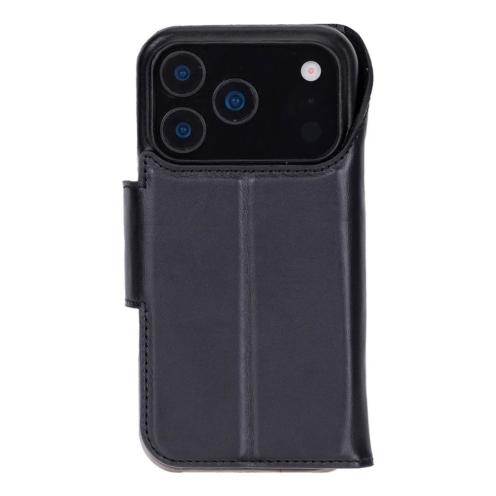 Elite Magic iPhone 17 Pro Detachable Leather Wallet Case