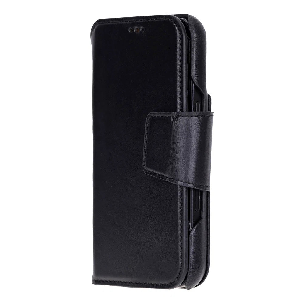 Elite Magic iPhone 17 Pro Leather Detachable Wallet Case