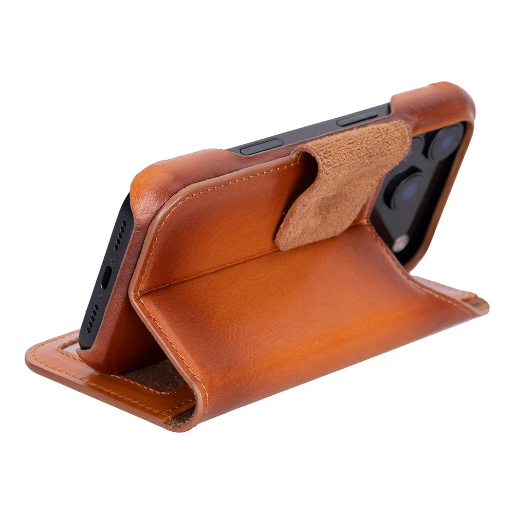 Elite Magic iPhone 17 Pro Leather Detachable Wallet Case