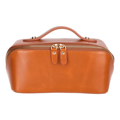 Ella Leather Makeup & Travel Bag
