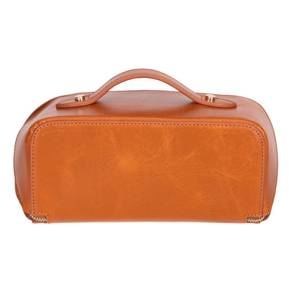 Ella Leather Makeup & Travel Bag