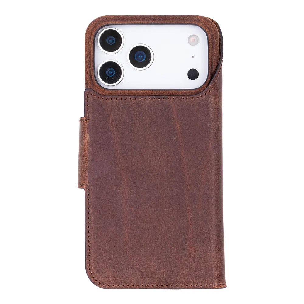 Elite Magic iPhone 17 Pro Max Leather Detachable Wallet Case