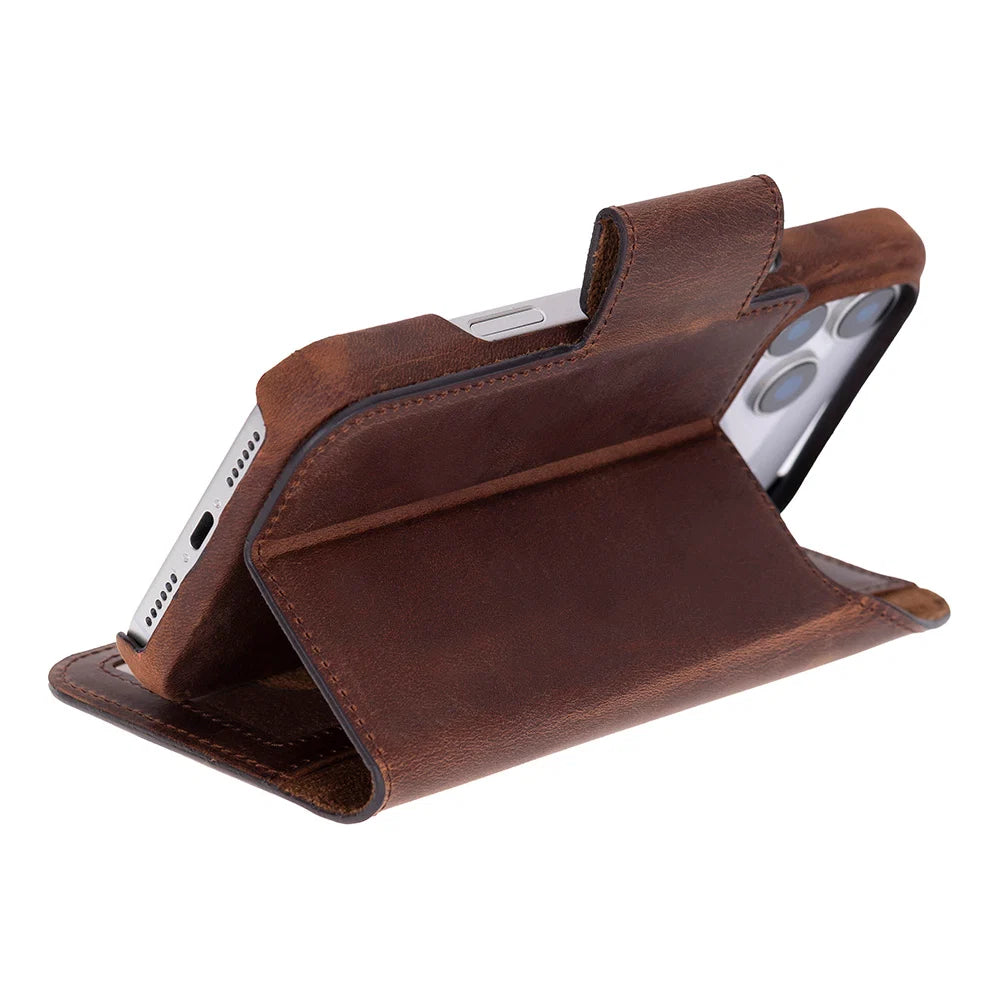 Elite Magic iPhone 17 Pro Max Leather Detachable Wallet Case