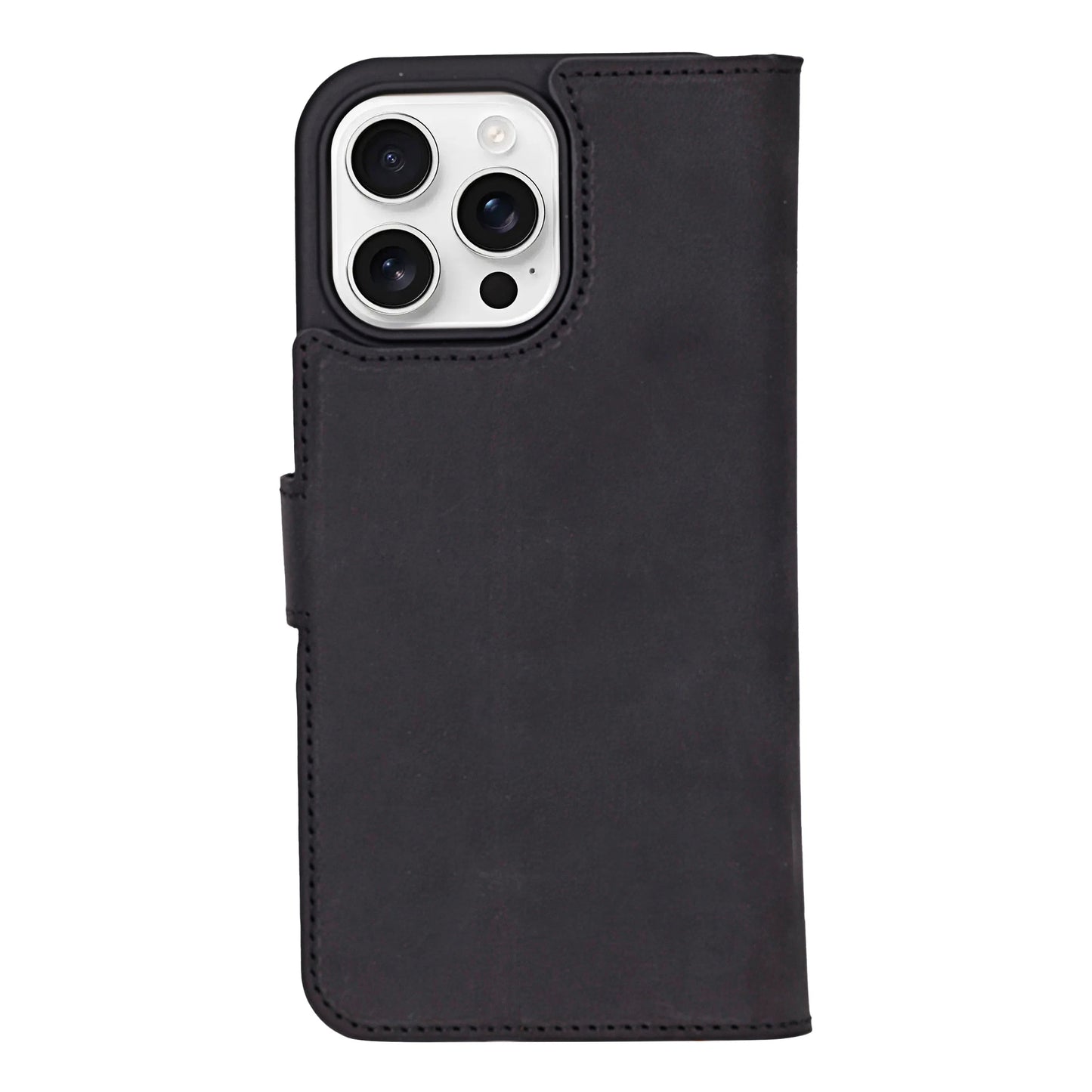 Liluri iPhone 16 Pro Max Detachable Leather Wallet Case