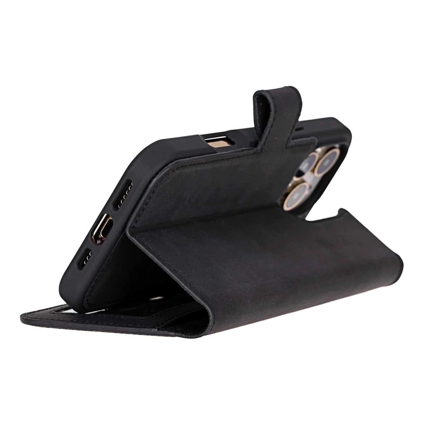 Liluri iPhone 16 Pro Max Detachable Leather Wallet Case