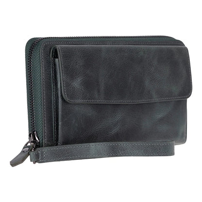 Aristo Leather Phone Wallet with Wrist Strap