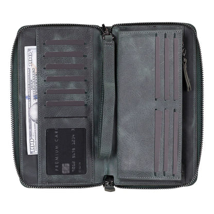 Aristo Leather Phone Wallet with Wrist Strap