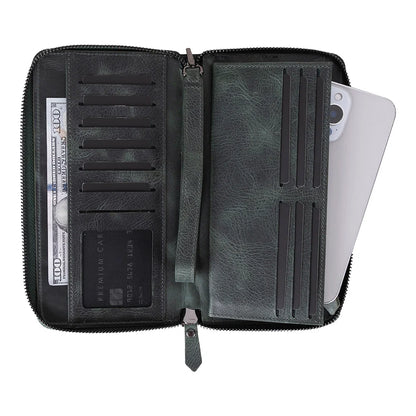 Aristo Leather Phone Wallet with Wrist Strap