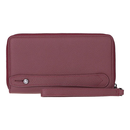 Aristo Leather Phone Wallet with Wrist Strap