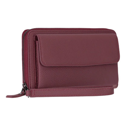 Aristo Leather Phone Wallet with Wrist Strap