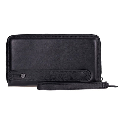 Aristo Leather Phone Wallet with Wrist Strap