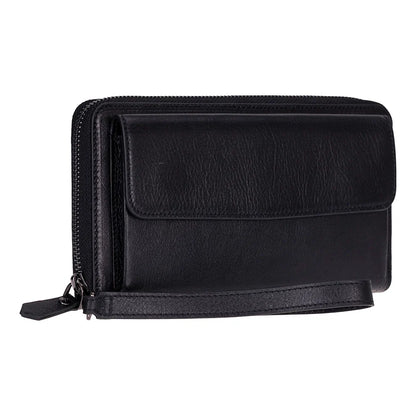 Aristo Leather Phone Wallet with Wrist Strap