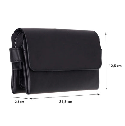 Prestige Leather Wristlet Clutch