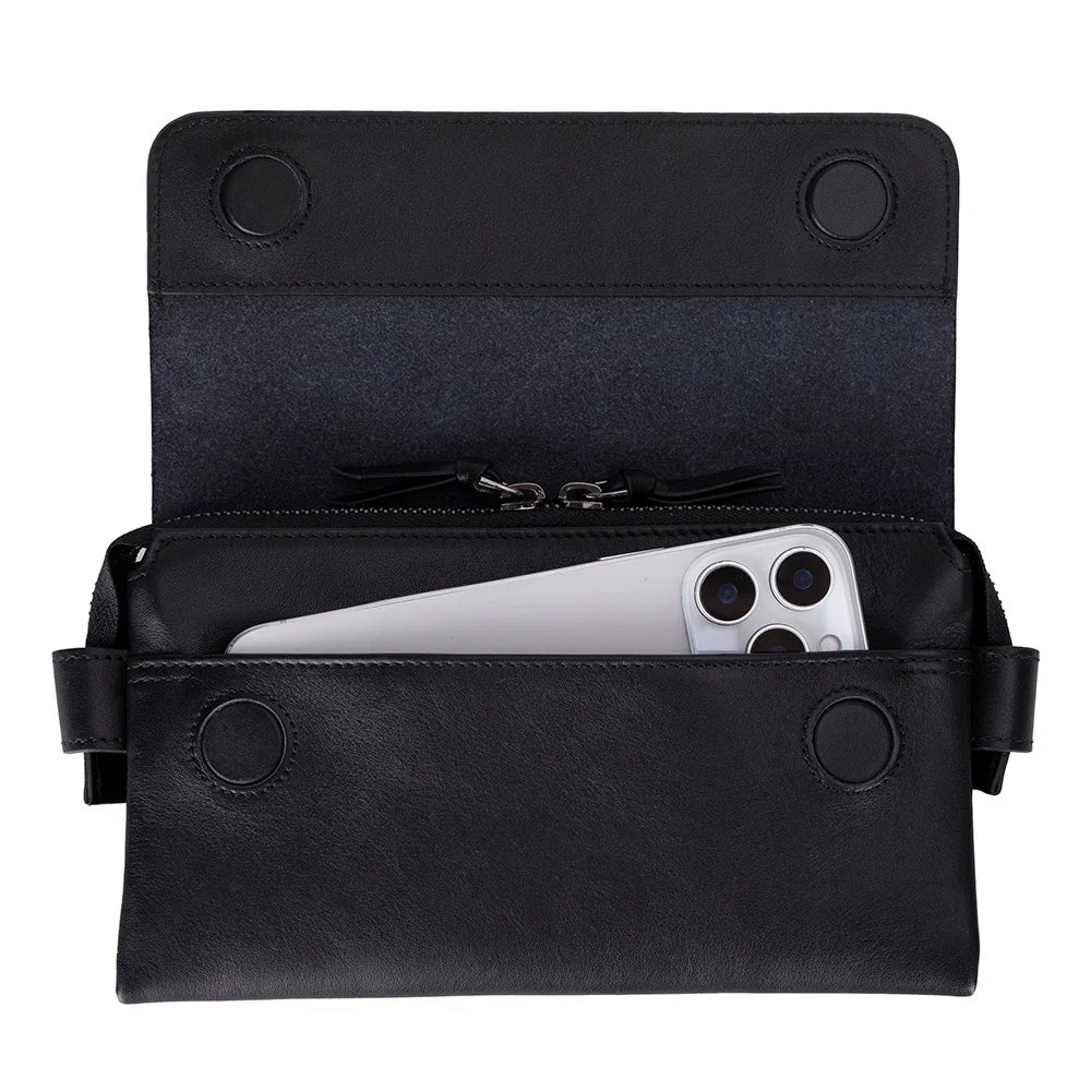 Prestige Leather Clutch Bag