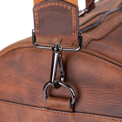 Dolly Leather Weekender Duffel Bag