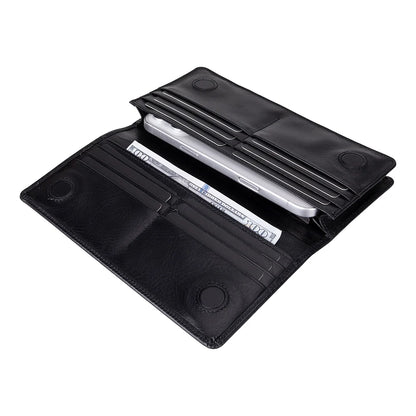 Aura Leather Phone Wallet with Handle