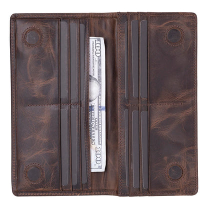 Aura Leather Phone Wallet with Handle