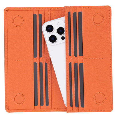 Aura Leather Phone Wallet with Handle