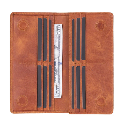 Aura Leather Phone Wallet with Handle