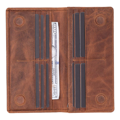 Aura Leather Phone Wallet with Handle